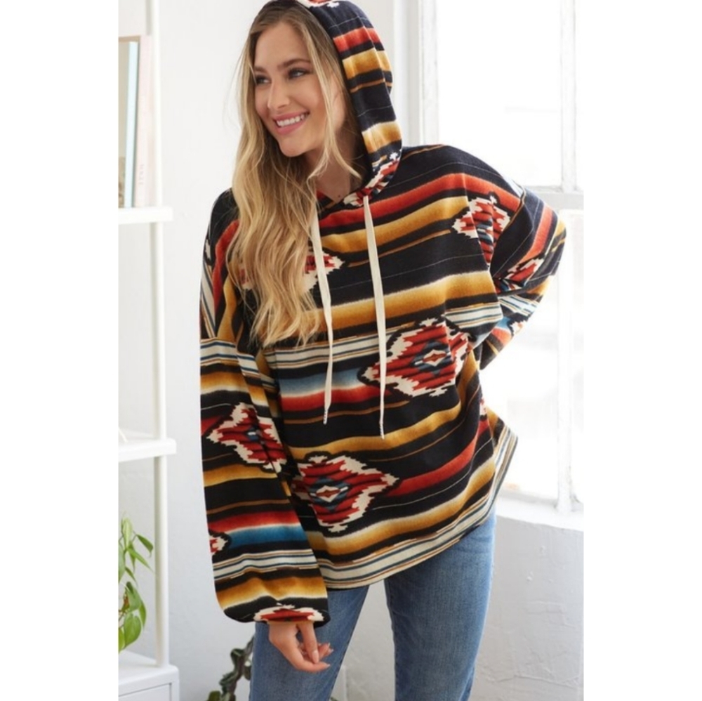 🆕🌿BOHO BOUTIQUE HOODIE SWEATER 🌿 - Picture 2 of 10